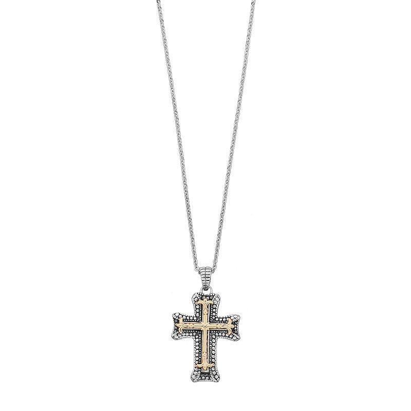 Womens Two-Tone 14K Gold, Tanzanite & 0.35 TCW Diamond Pendant Necklace Product Image