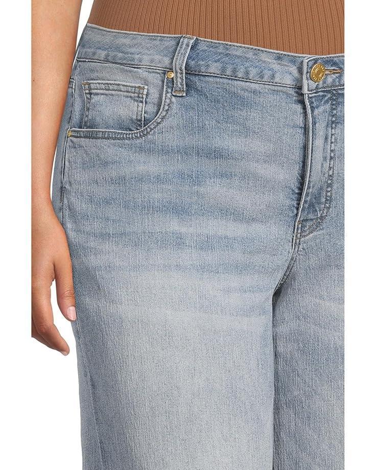 Plus Size Hailey High Rise Long Bermuda-Basic Raw Hem Product Image