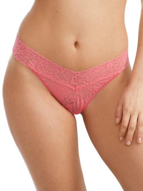 Hanky Panky Womens Daily Lace Original Rise Thong 771101 Product Image