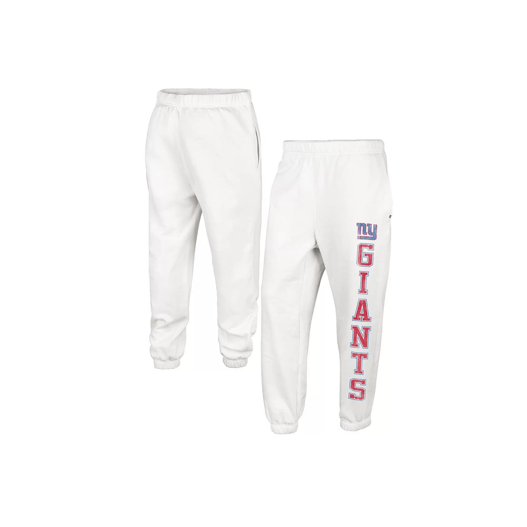Women's '47 Oatmeal New York Giants Harper Joggers, Size: XL, Team Product Image