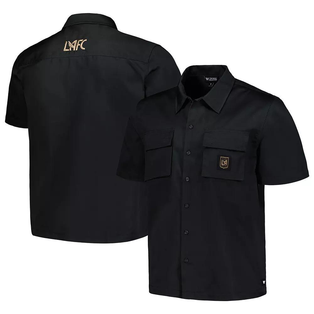 Men's The Wild Collective Black LAFC Utility Button-Up Shirt, Size: Large, Lfc Black Product Image
