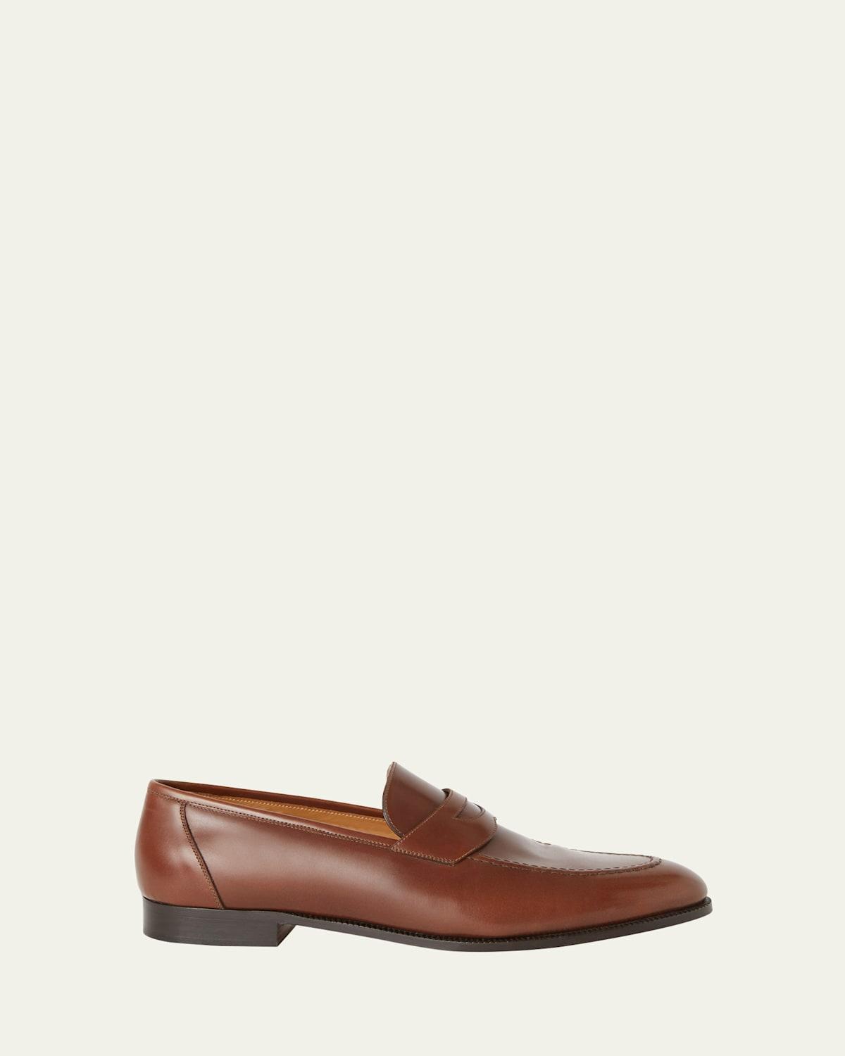 Perrita Leather Penny Loafers Product Image