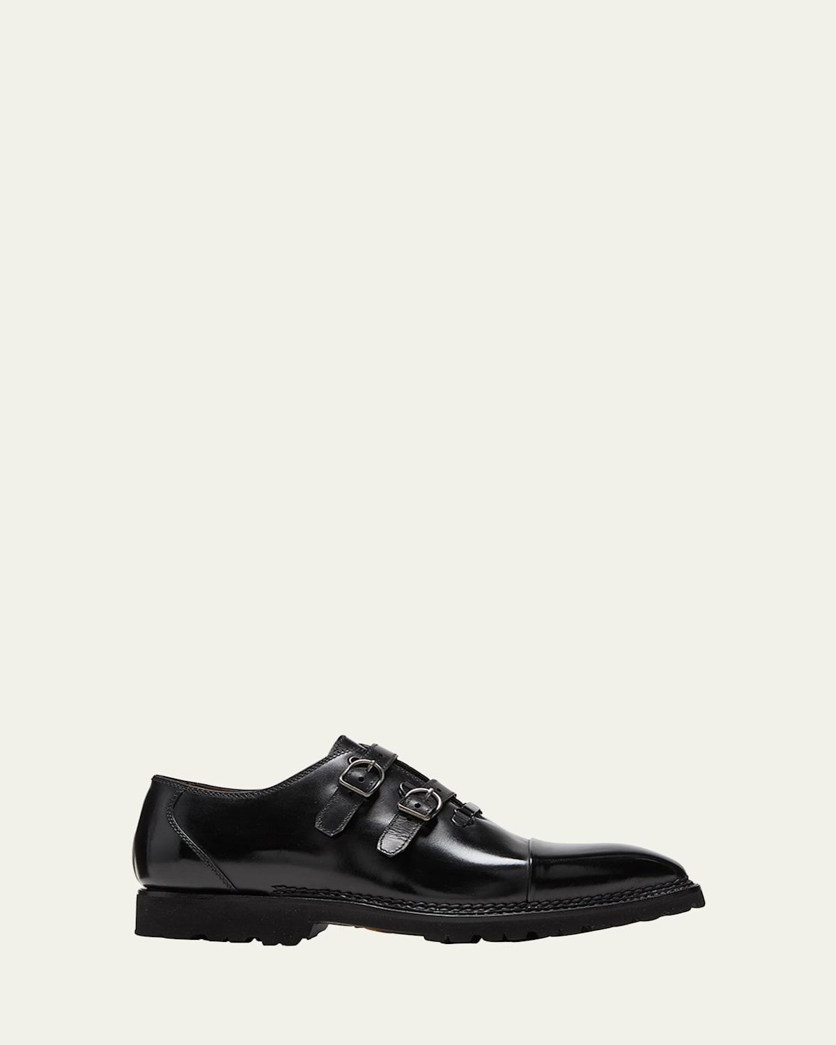 Mens Ica Brogue Peccary Leather Oxfords Product Image
