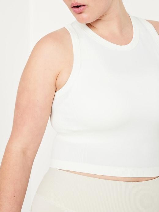 Fluid Seamless Fitted Crop Tank Top Product Image