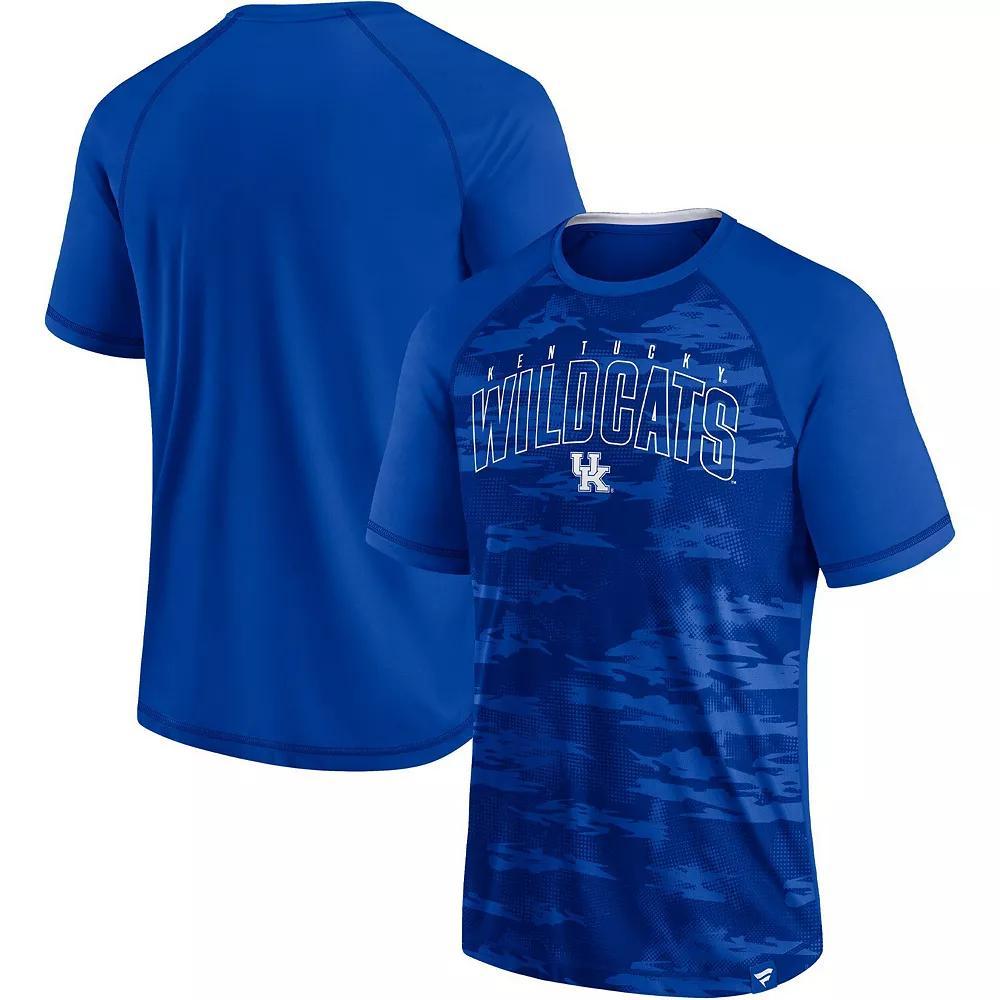 Men's Fanatics Royal Kentucky Wildcats Arch Outline Raglan T-Shirt, Size: Large, Blue Product Image