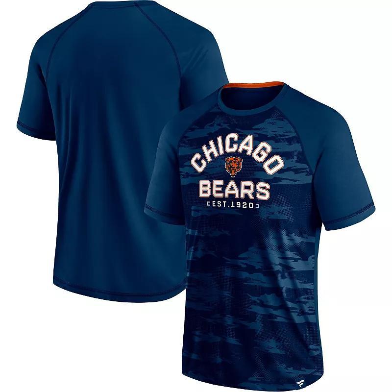 Men's Fanatics Branded Navy New England Patriots Hail Mary Raglan T-Shirt, Size: Large, Blue Product Image