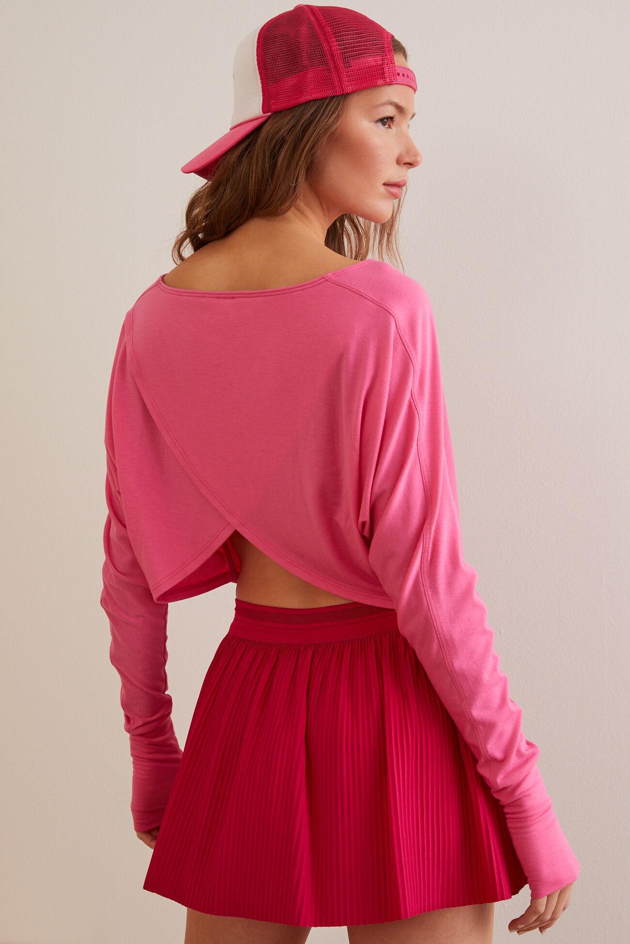Sprint Layered Back Long Sleeve Top Product Image