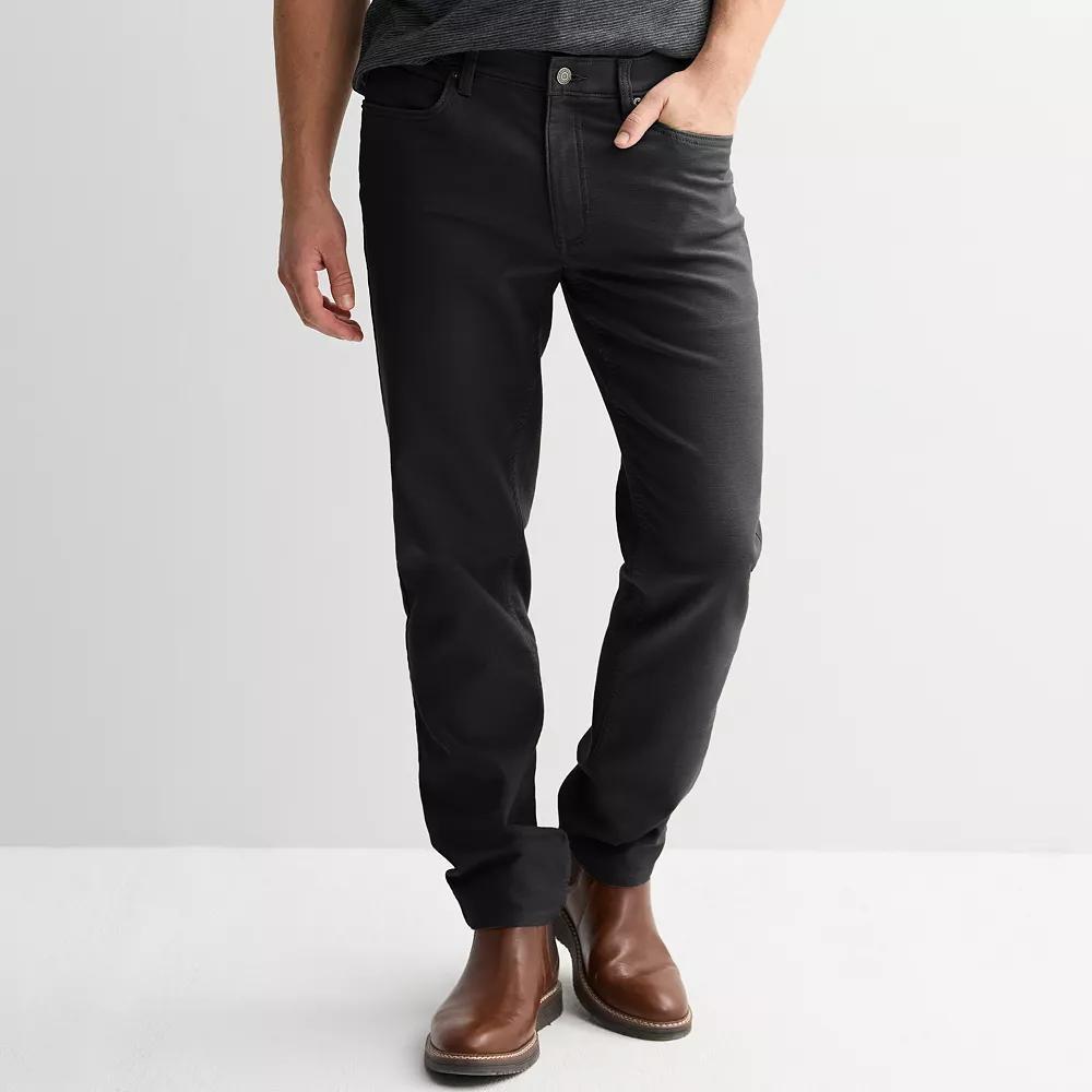 Men's Sonoma Goods For Life® All Day Comfort 5 Pocket Pants, Size: 34X34, Black Product Image