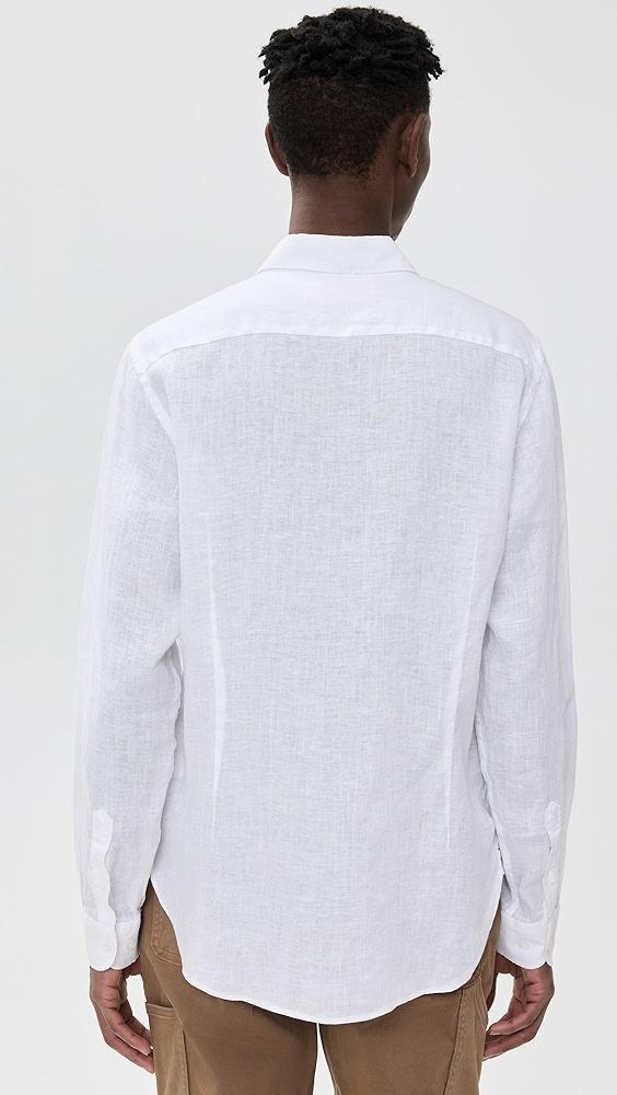 Orlebar Brown Giles Linen Button Down Shirt | Shopbop Product Image