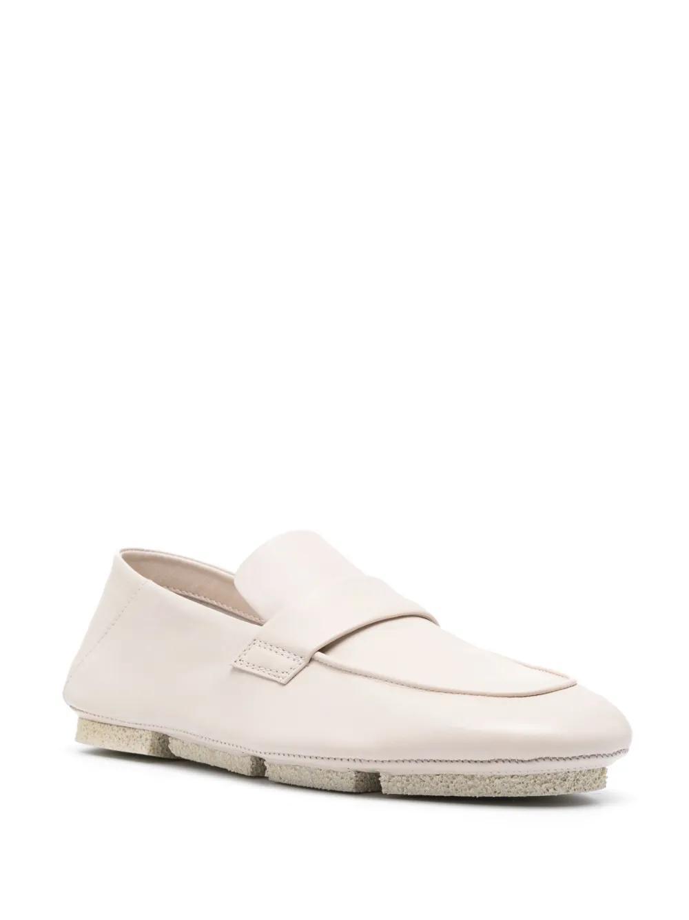 OFFICINE CREATIVE C-side Nappa Leather Loafers In Neutrals Product Image