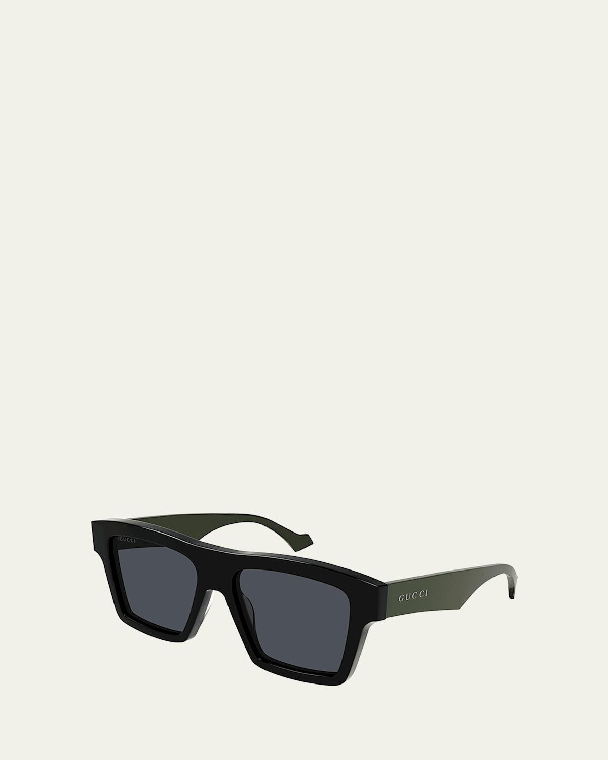 Mens Square Acetate Sunglasses Product Image