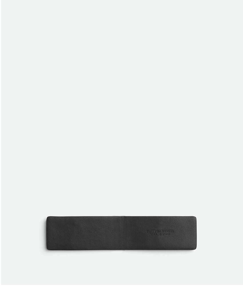 Men's Intrecciato Money Clip in Black Product Image