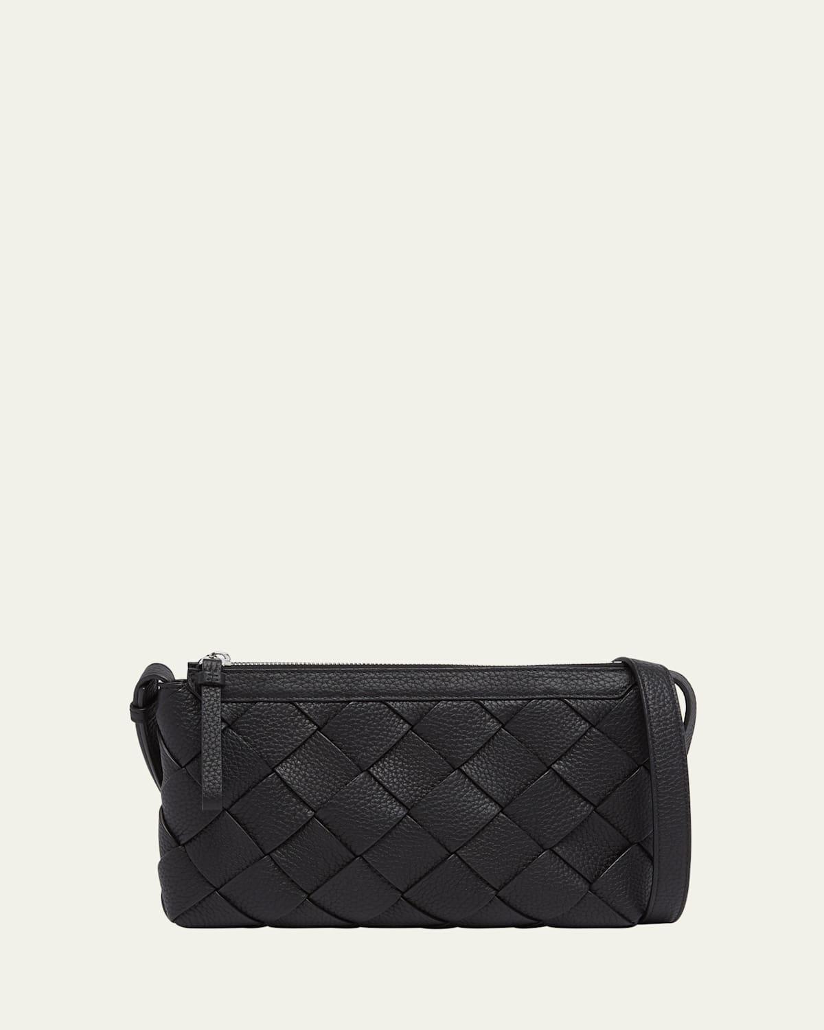 Mens Diago Zip Intreccio Taurillon Messenger Bag Product Image