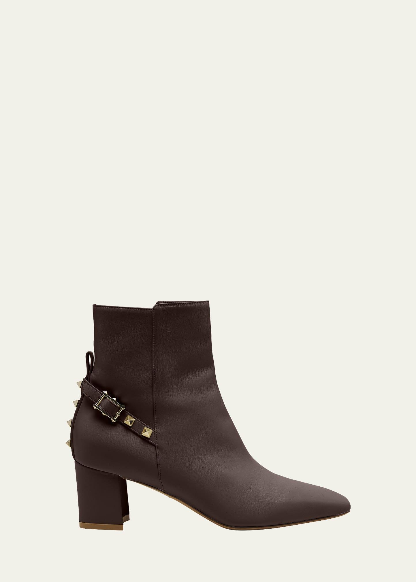 Womens Rockstud Nappa Ankle Boots Product Image