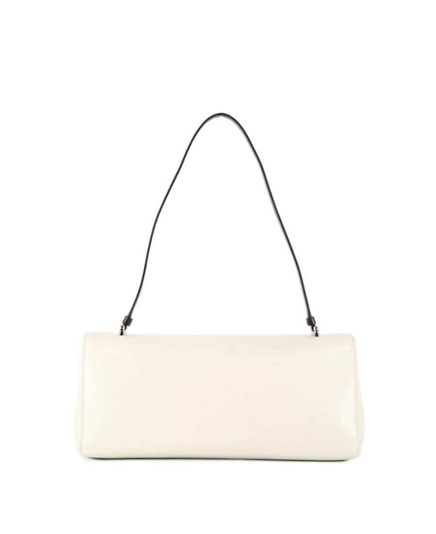 JIL SANDER Rectangular Leather Tote Bag In White Product Image