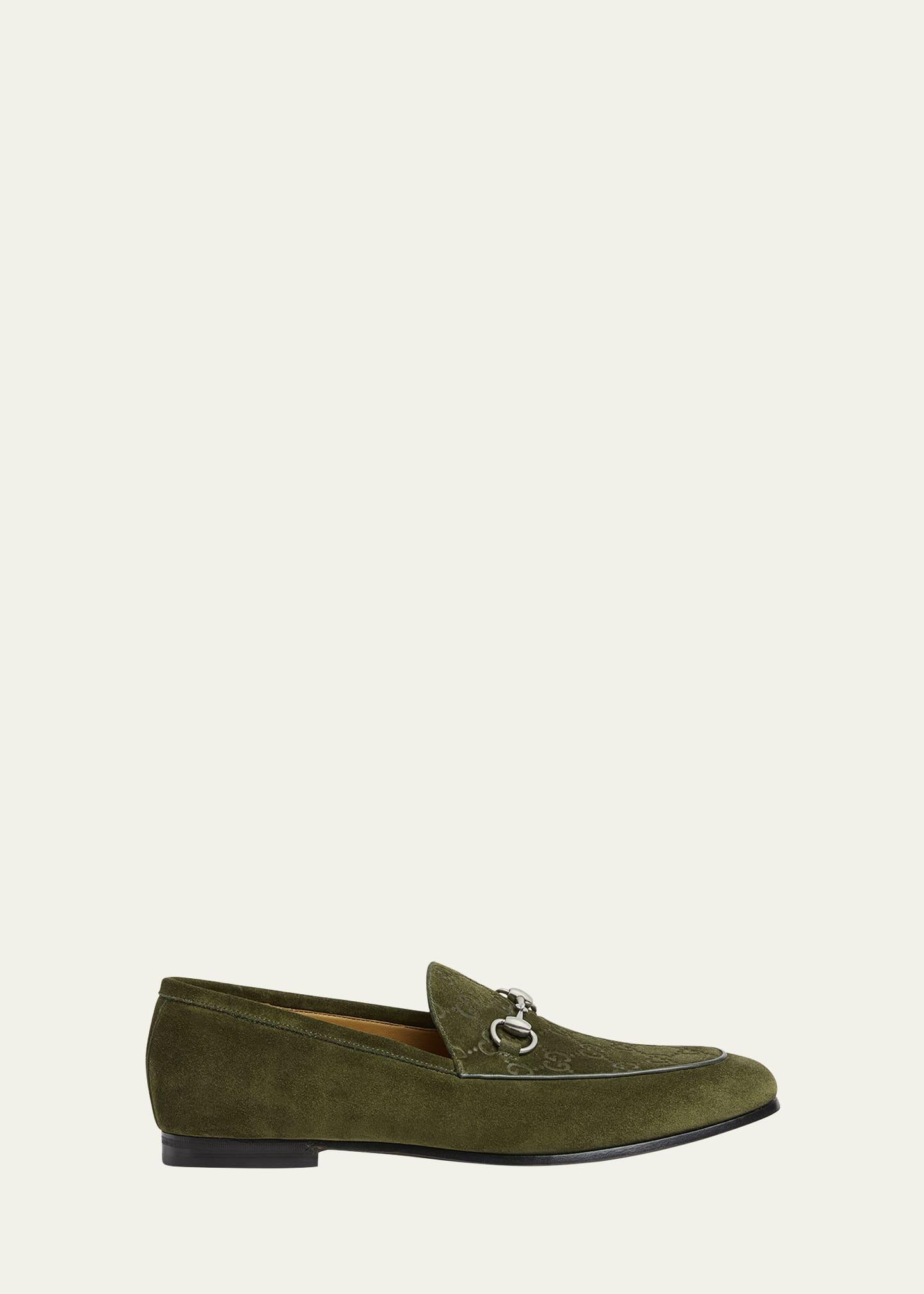 Mens Jordy Guccissima Suede Loafers Product Image