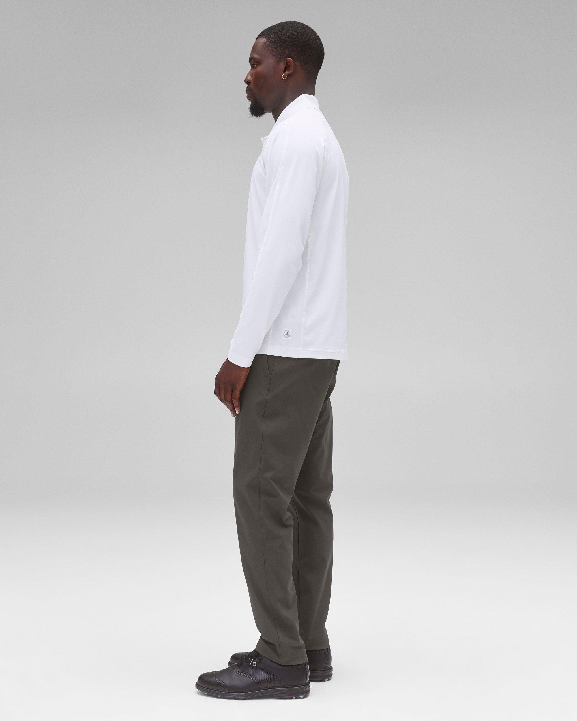 Tech Pique Playoff Long Sleeve Polo - Vault Male Product Image