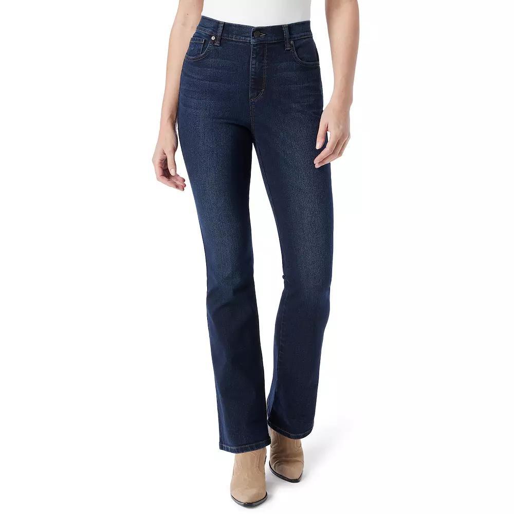 Women's Gloria Vanderbilt Amanda Original Bootcut Jeans, Size: 10, Mead W Whiskers Product Image