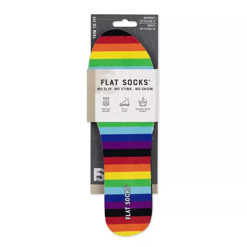 Women's Flat Socks Printed Shoe Liner, Leopard Product Image