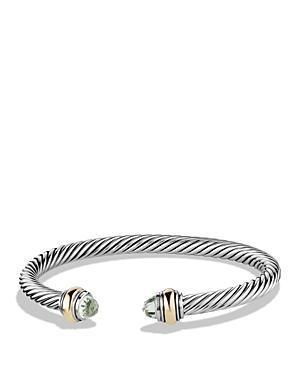 David Yurman Cable Classics Bracelet with Blue Topaz and Gold Product Image