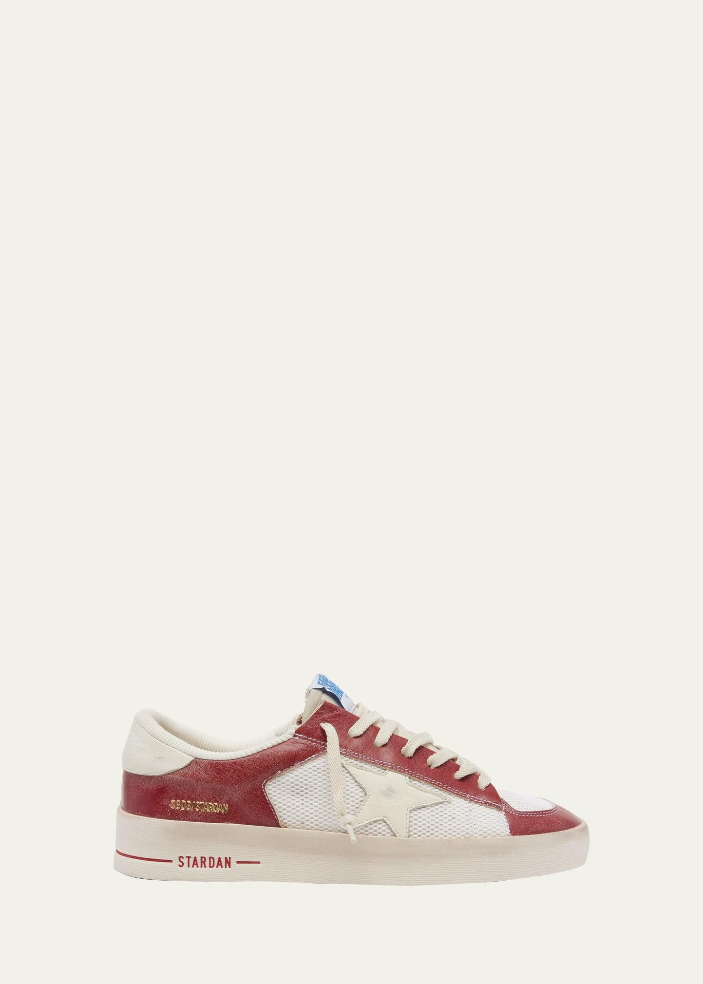 Mens Stardan Vintage Leather Low-Top Sneakers Product Image