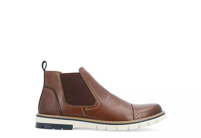 VANCE Waylon Men's Pull-On Chelsea Boots, Size: 8, Brown Product Image