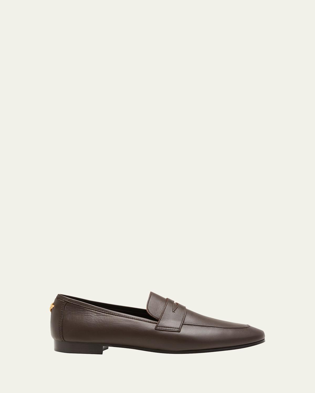 Mens Deerskin Lug Sole Penny Loafers Product Image