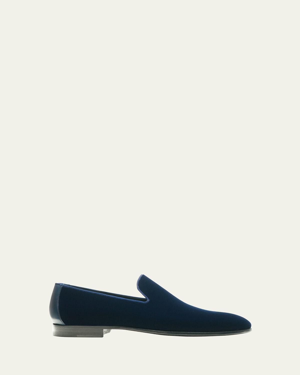 Men's Jareth Velvet Venetian Loafers Product Image