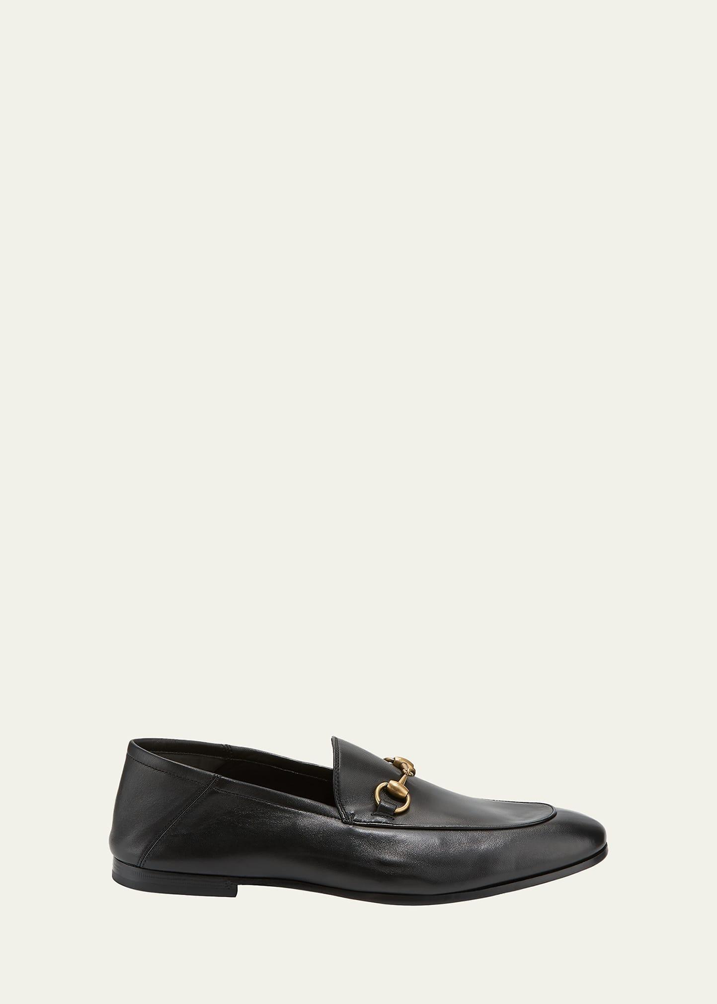 Mens Triangle Logo Leather Loafers Product Image