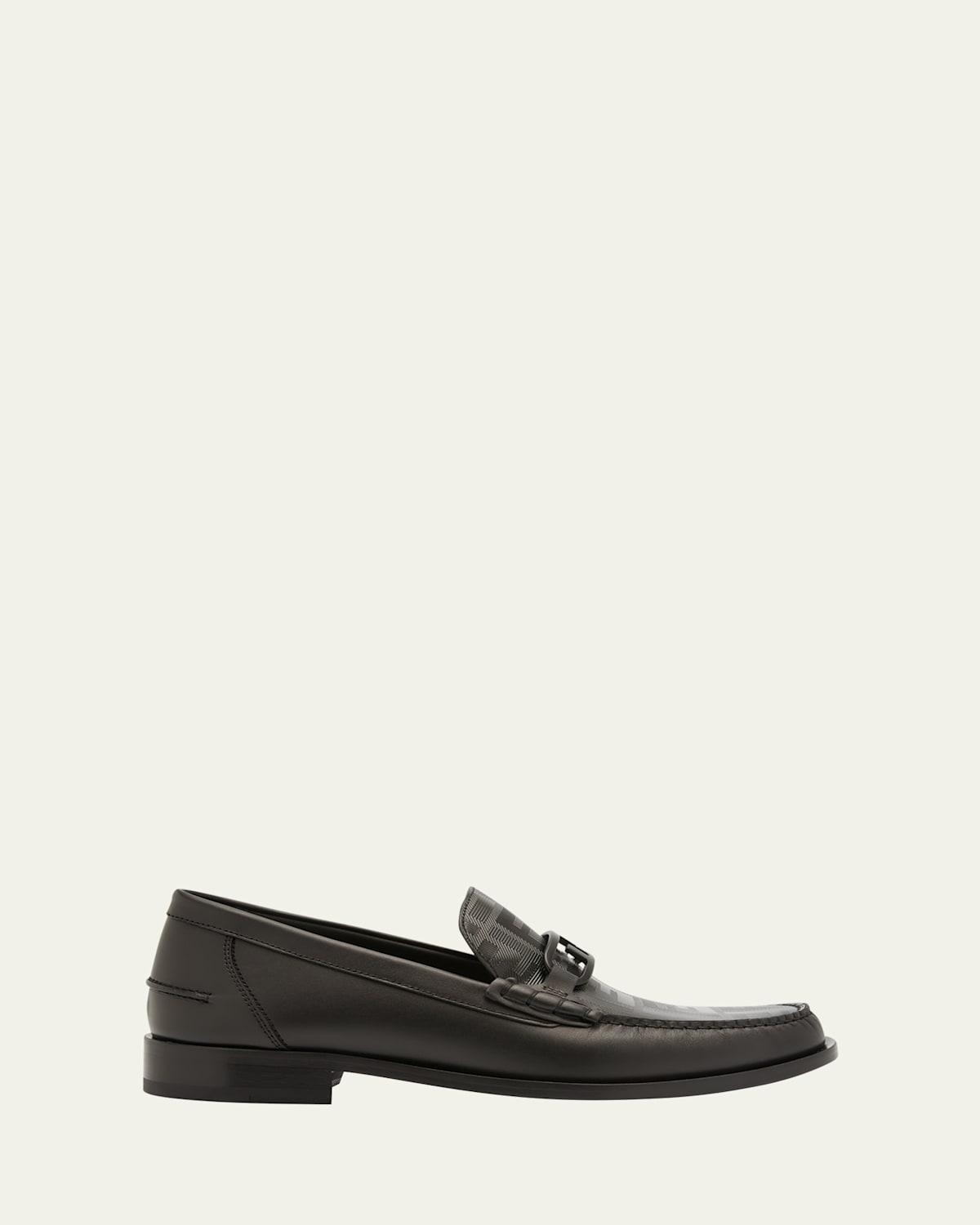 Mens Rock Suede Lug Sole Penny Loafers Product Image