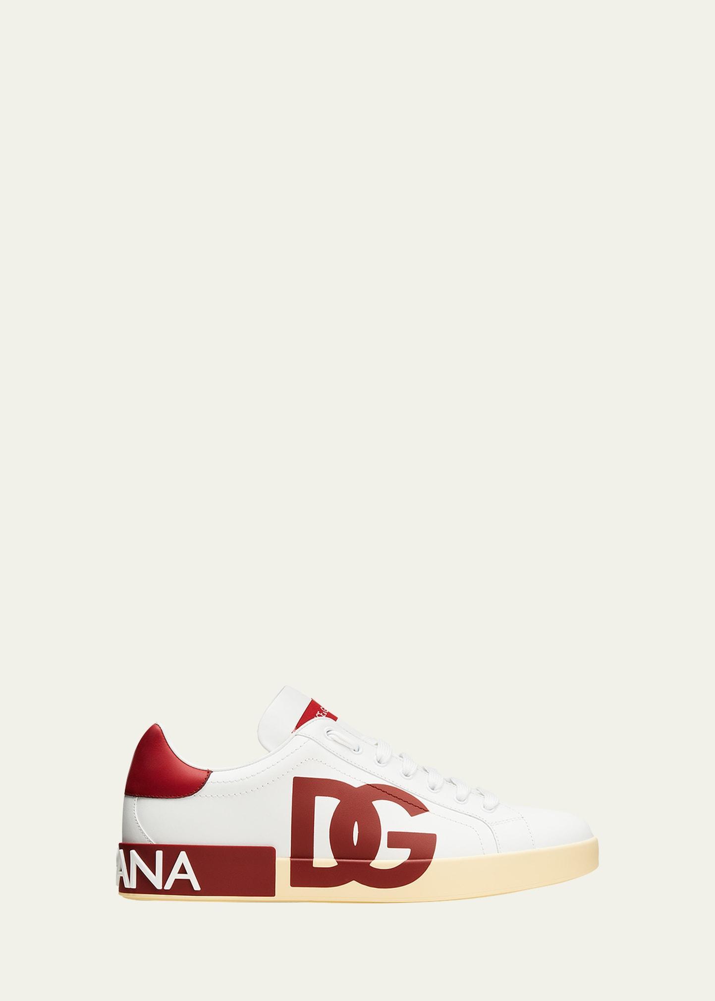 Mens Portofino Leather Low-Top Sneakers Product Image