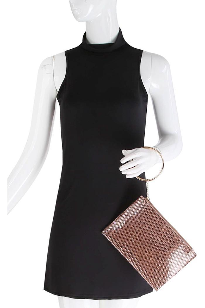 FASHION METAL HAND TEXTURE CLUTCH BAG Product Image