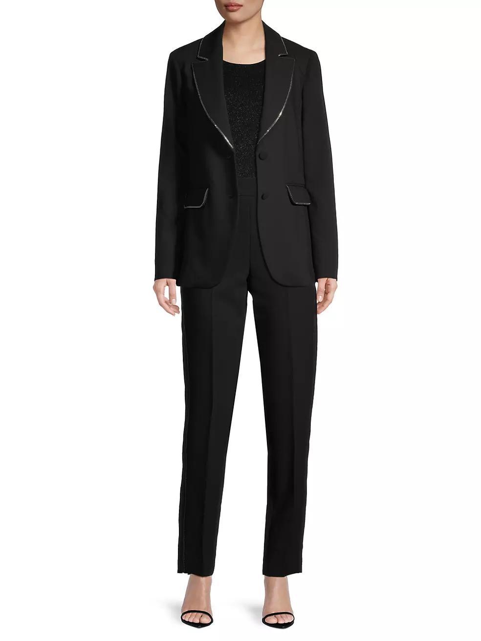 Zip-Trim Techno Cady Blazer Product Image