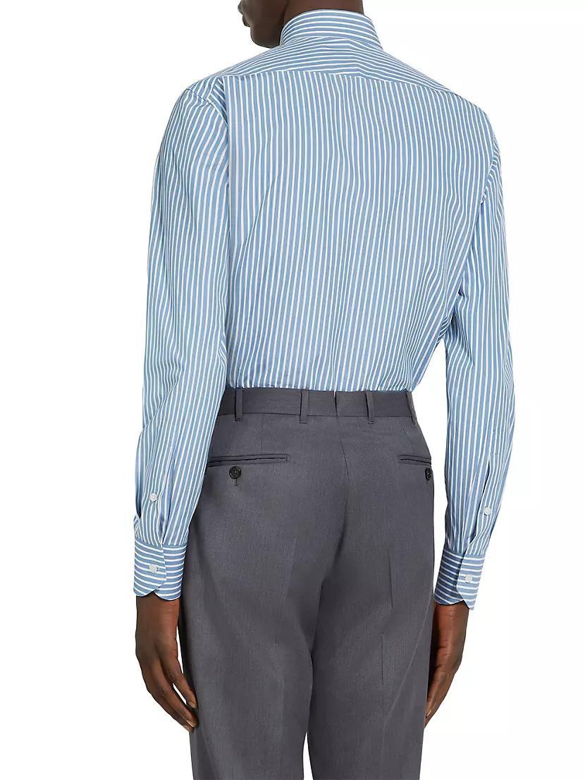 Centoventimila Macro-Striped Cotton Shirt Product Image