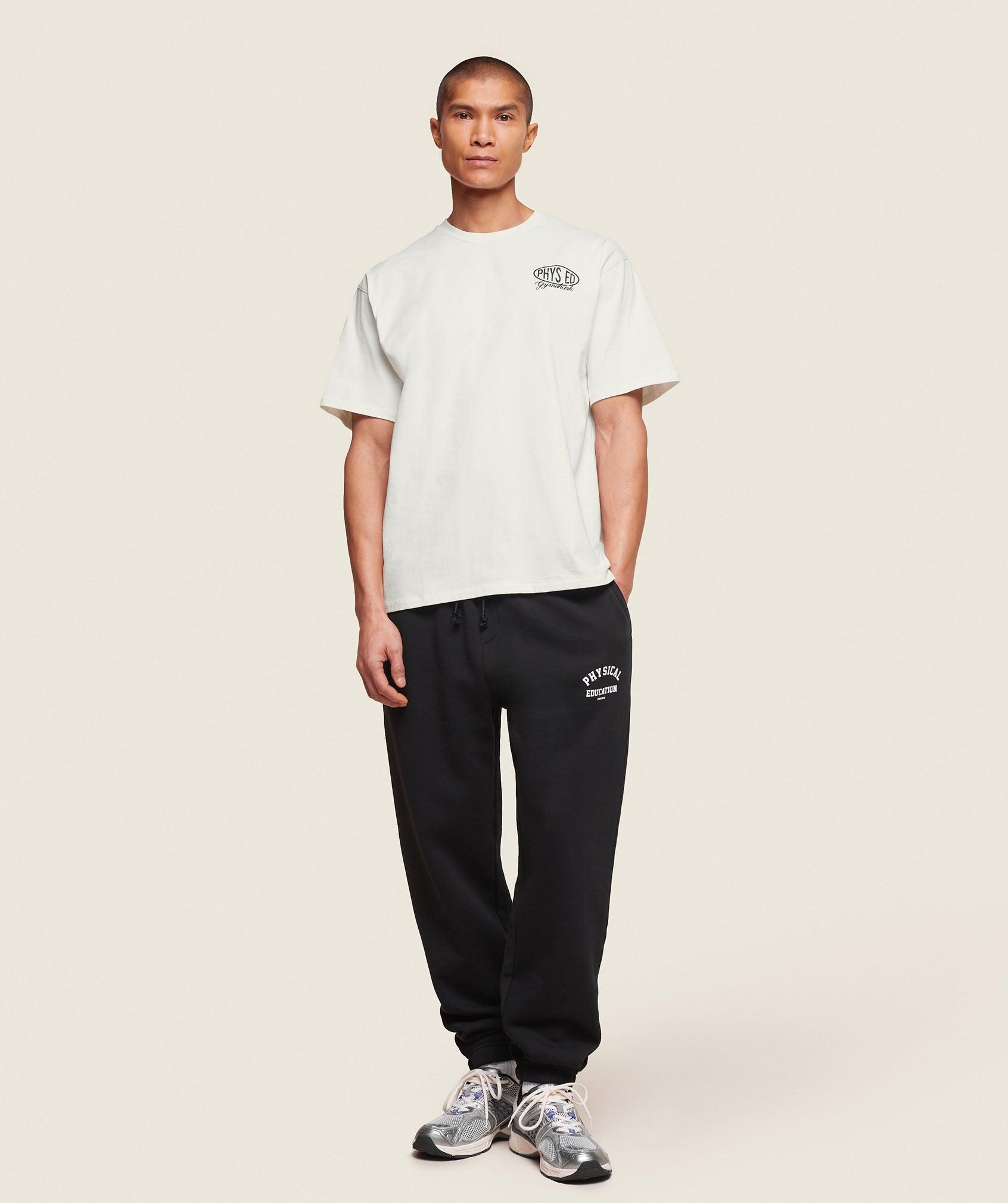 Gymshark Phys Ed T-Shirt - Soft White Male Product Image