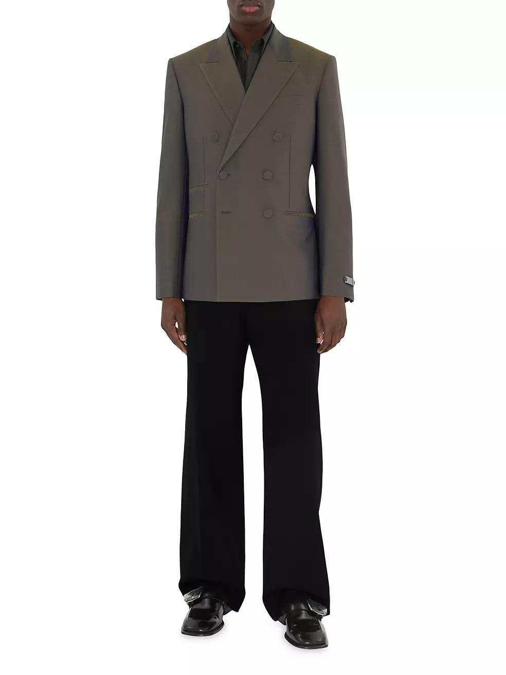 Wool Double-Breasted Blazer Product Image