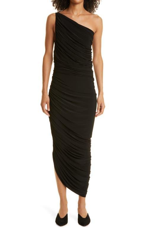 Womens Diana Ruched One-Shoulder Gown Product Image