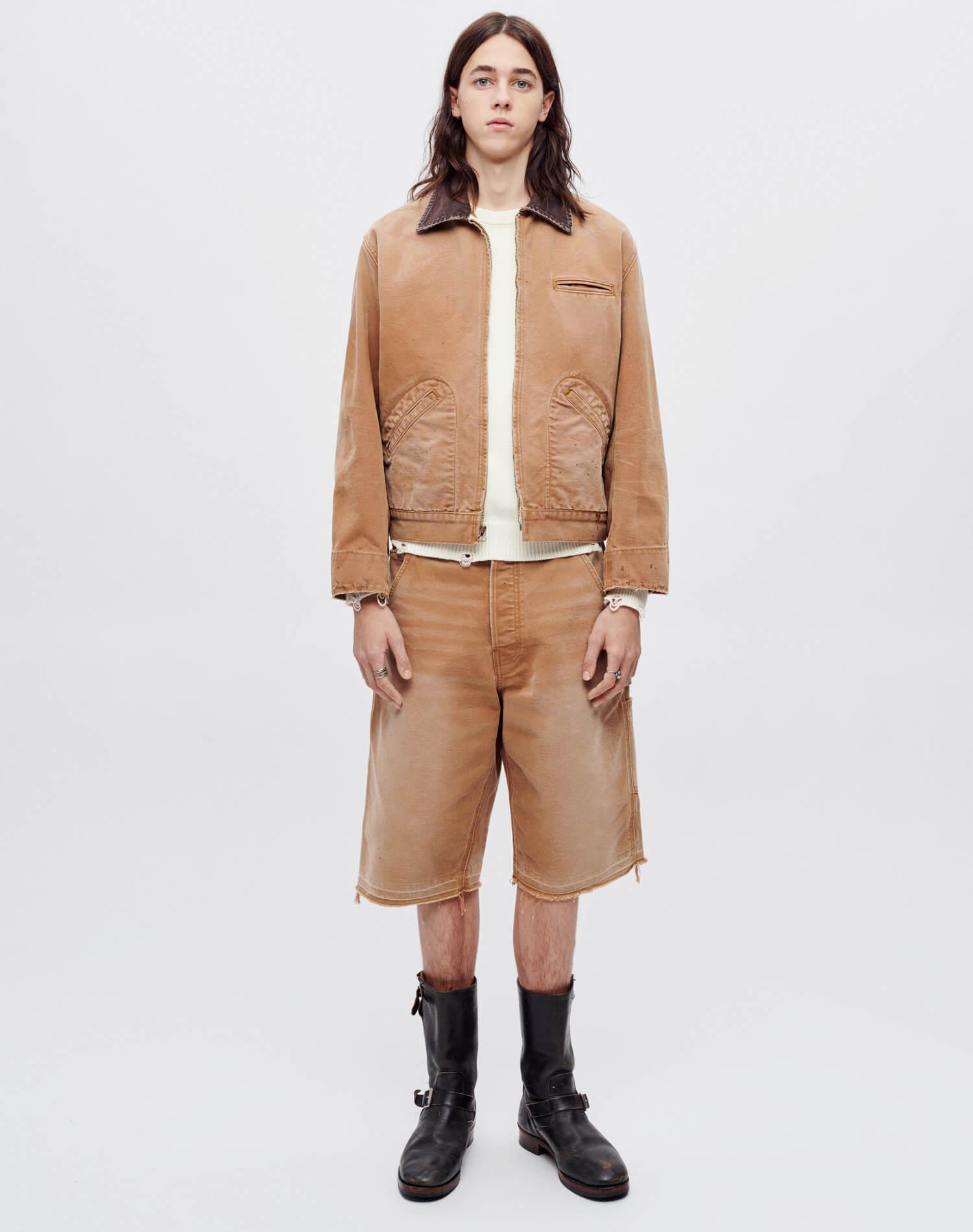 Attendant Jacket - Thrifted Tobacco Product Image