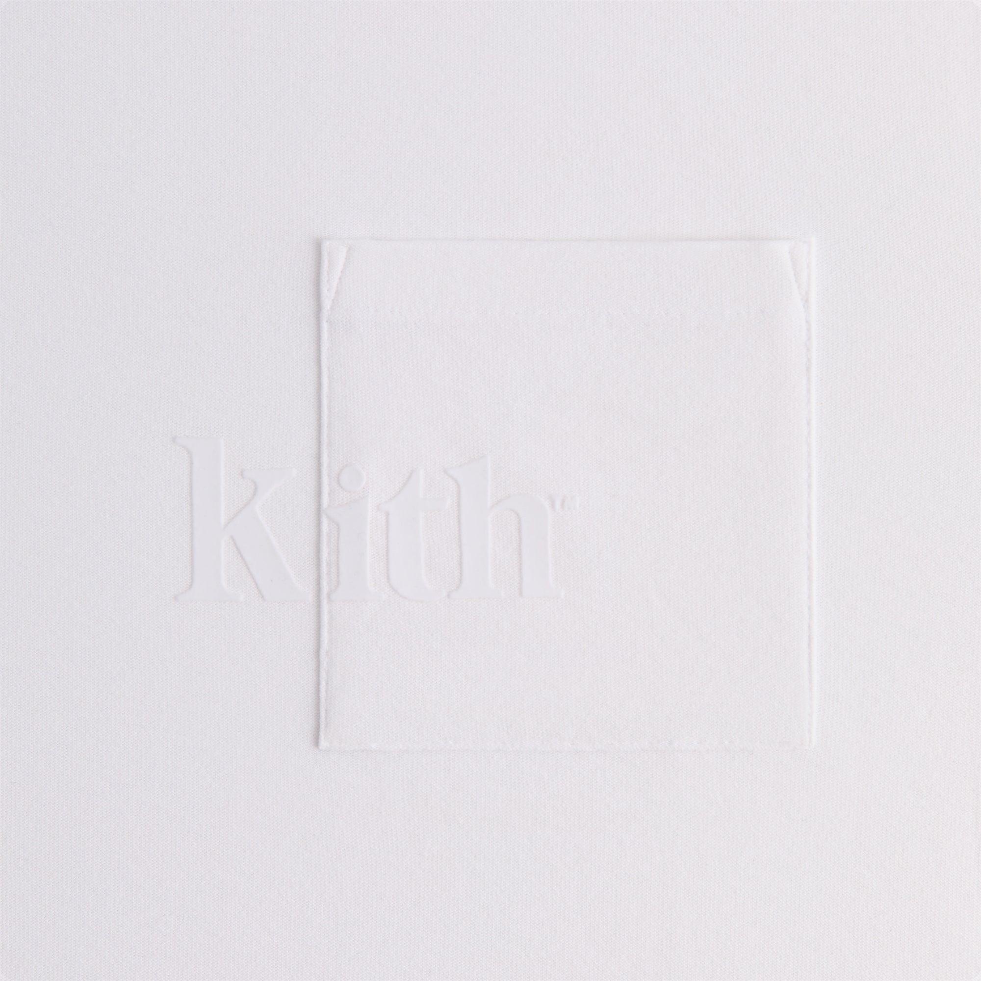 Kith Short Sleeve Quinn Tee - White Male Product Image