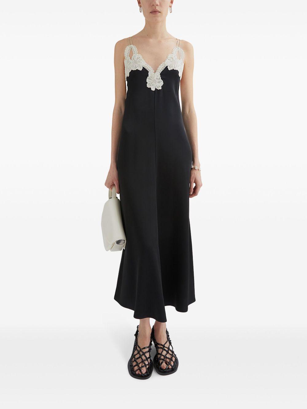 embroidered midi dress Product Image
