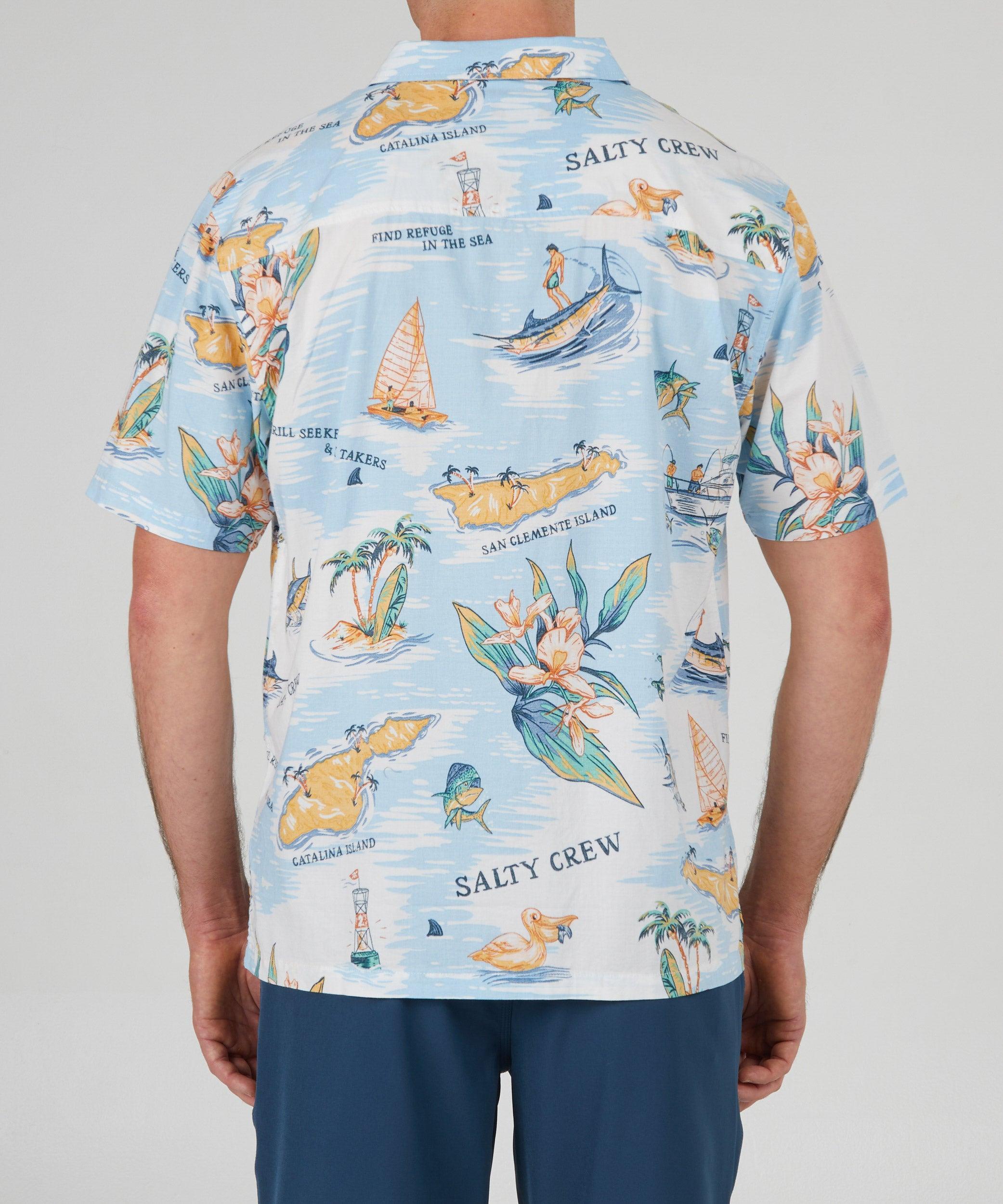 Salty Island Woven - Off White Male Product Image