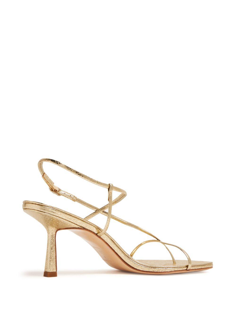 Cross Front 70mm laminated-leather sandals Product Image