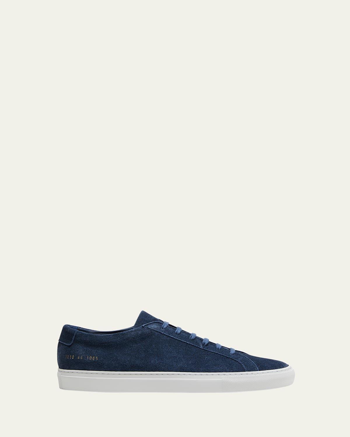 Mens Achilles Summer Soft Leather Low-Top Sneakers Product Image