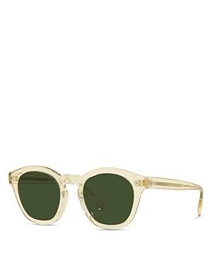 Mens Rorke 47MM Round Mirrored Sunglasses Product Image