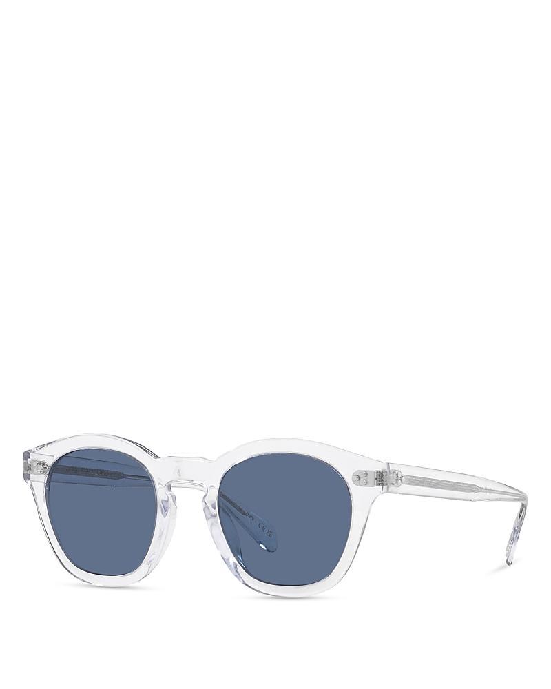 Mens Rorke 47MM Round Mirrored Sunglasses Product Image