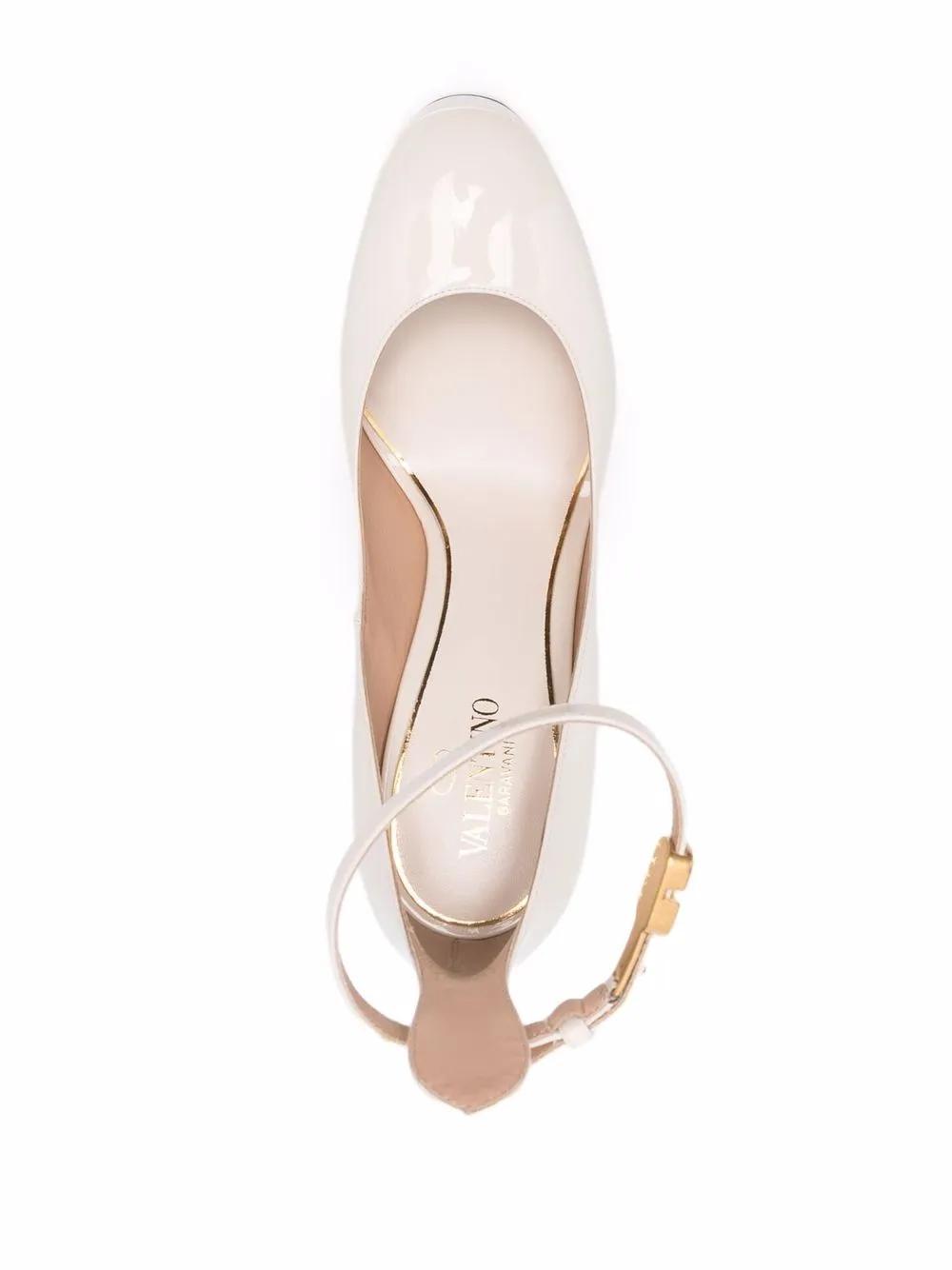 Tan-Go 155mm patent-leather pumps Product Image