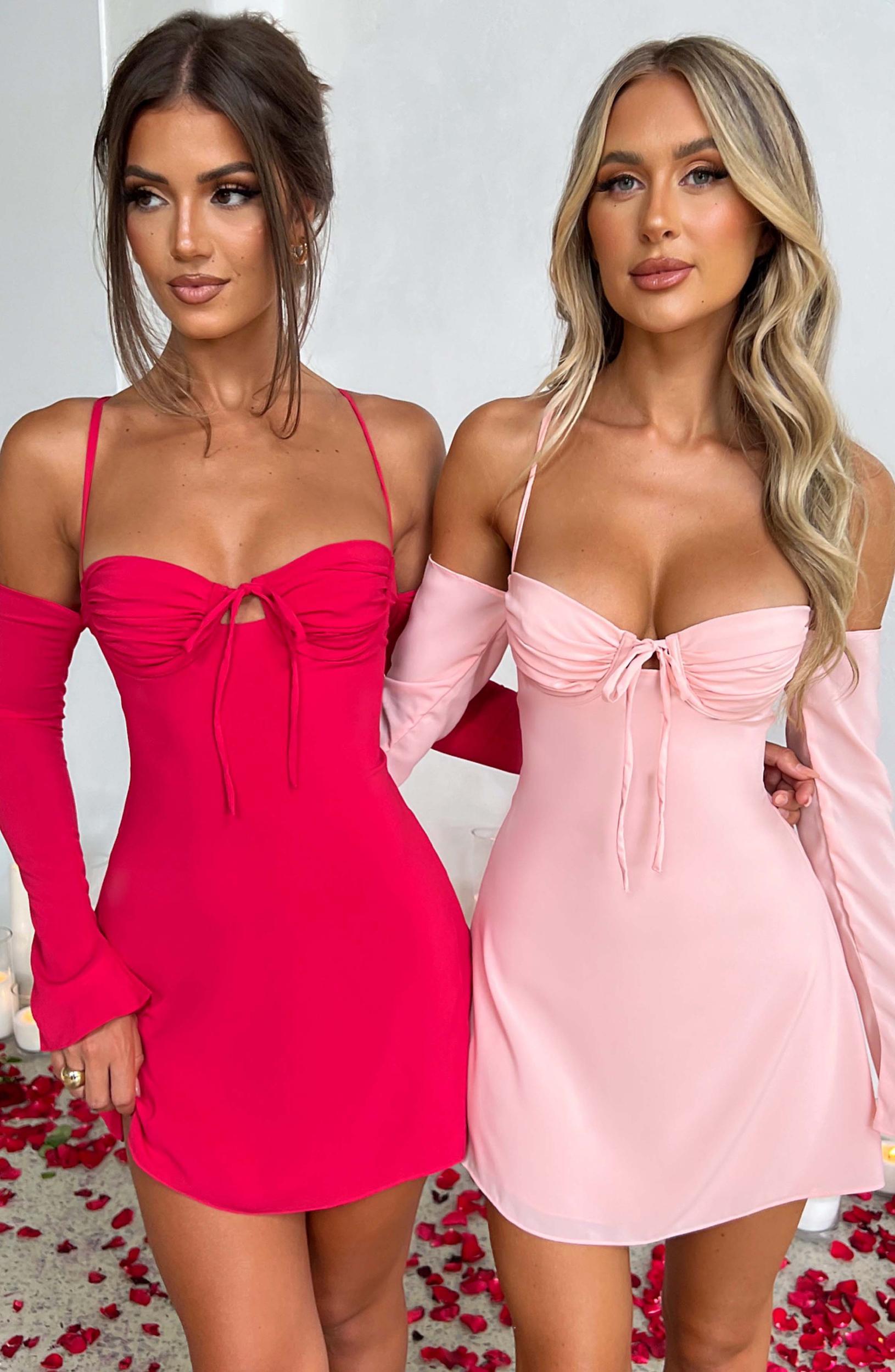 Fiona Mini Dress - Pink Product Image