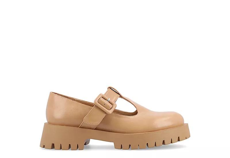 Journee Suvi Tru Comfort Foam Womens Mary Jane Flats Ivory Product Image