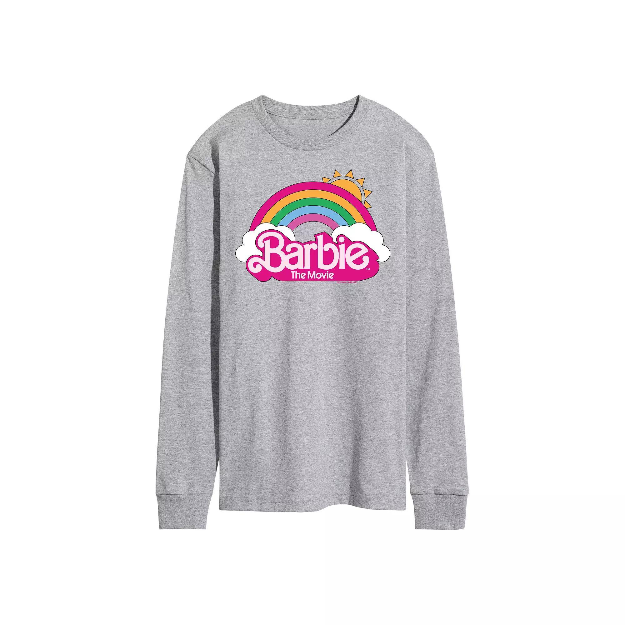 Mens Barbie Theatrical Logo Long Sleeve Graphic Tee Product Image