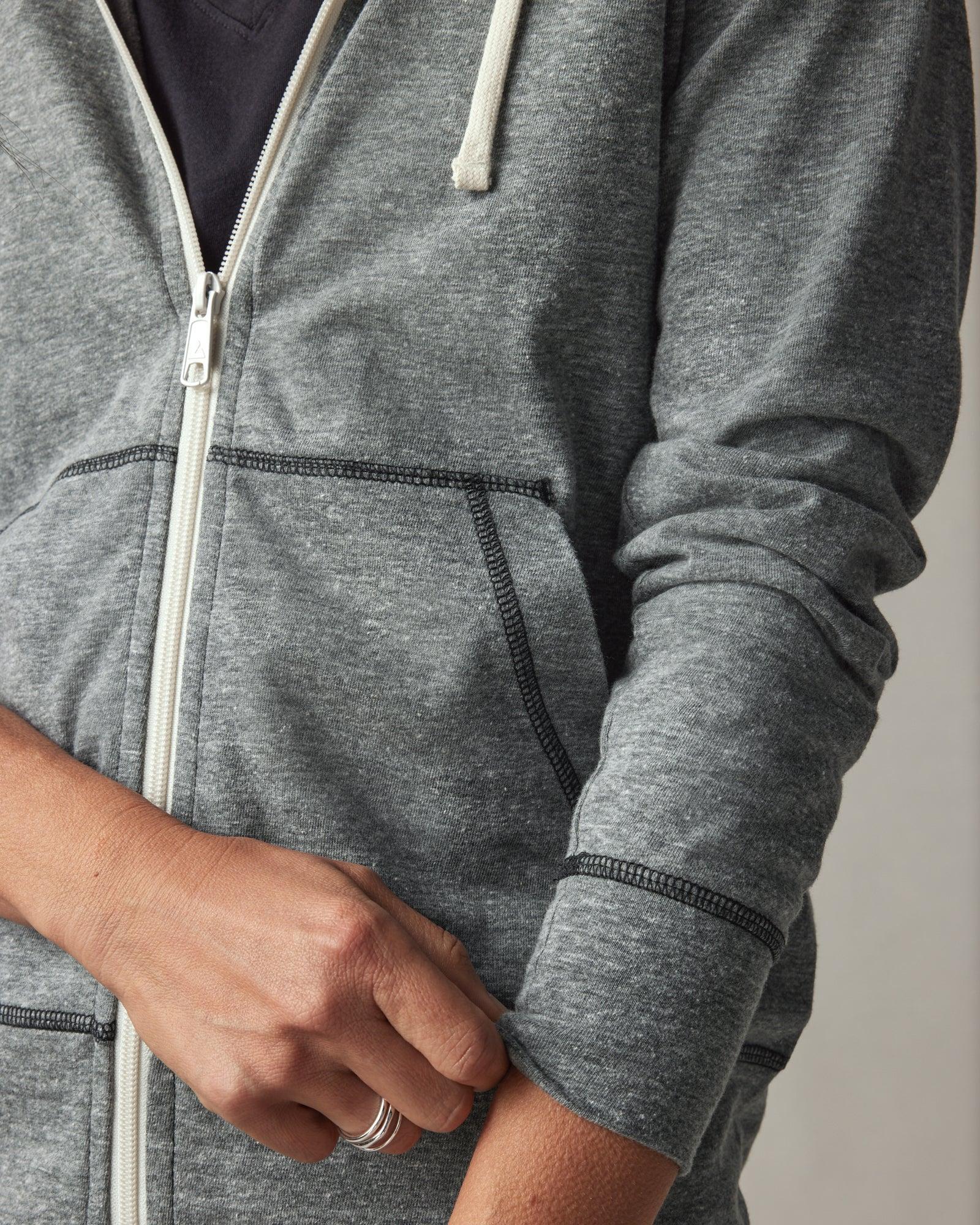 Women's Lightweight Full Zip - Black Heather Female Product Image